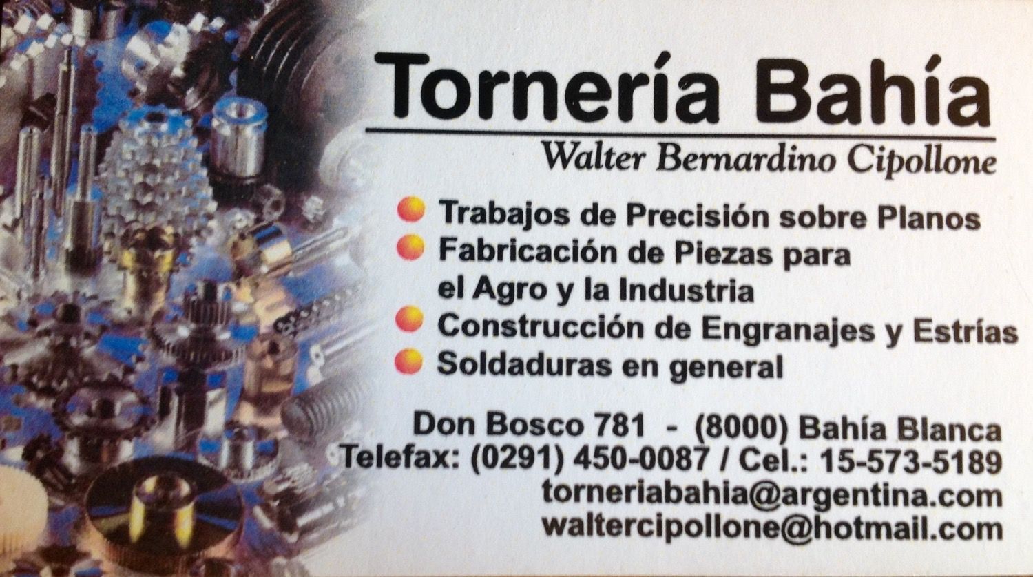 Logotipo TORNERIA BAHIA