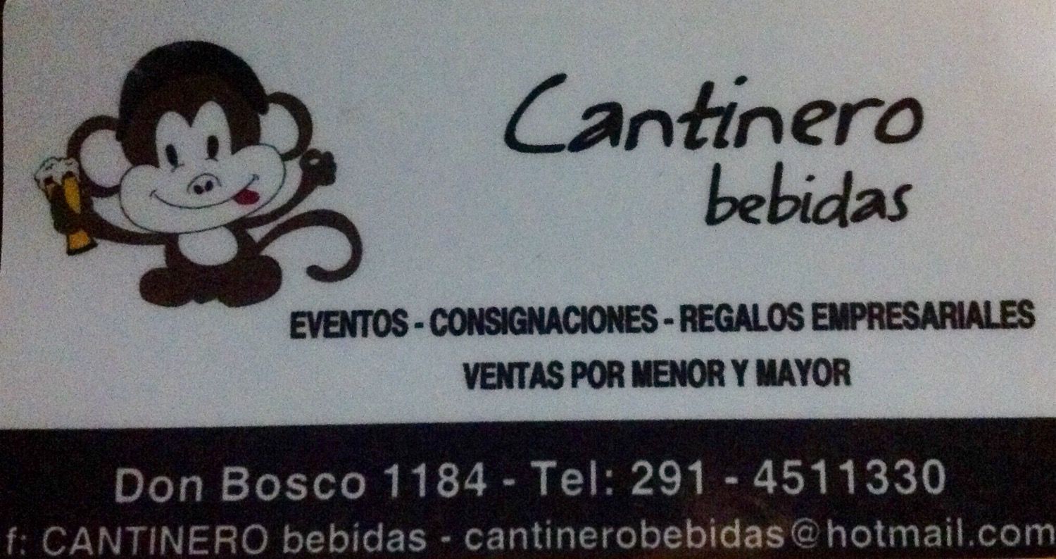 Logotipo CANTINERO BEBIDAS