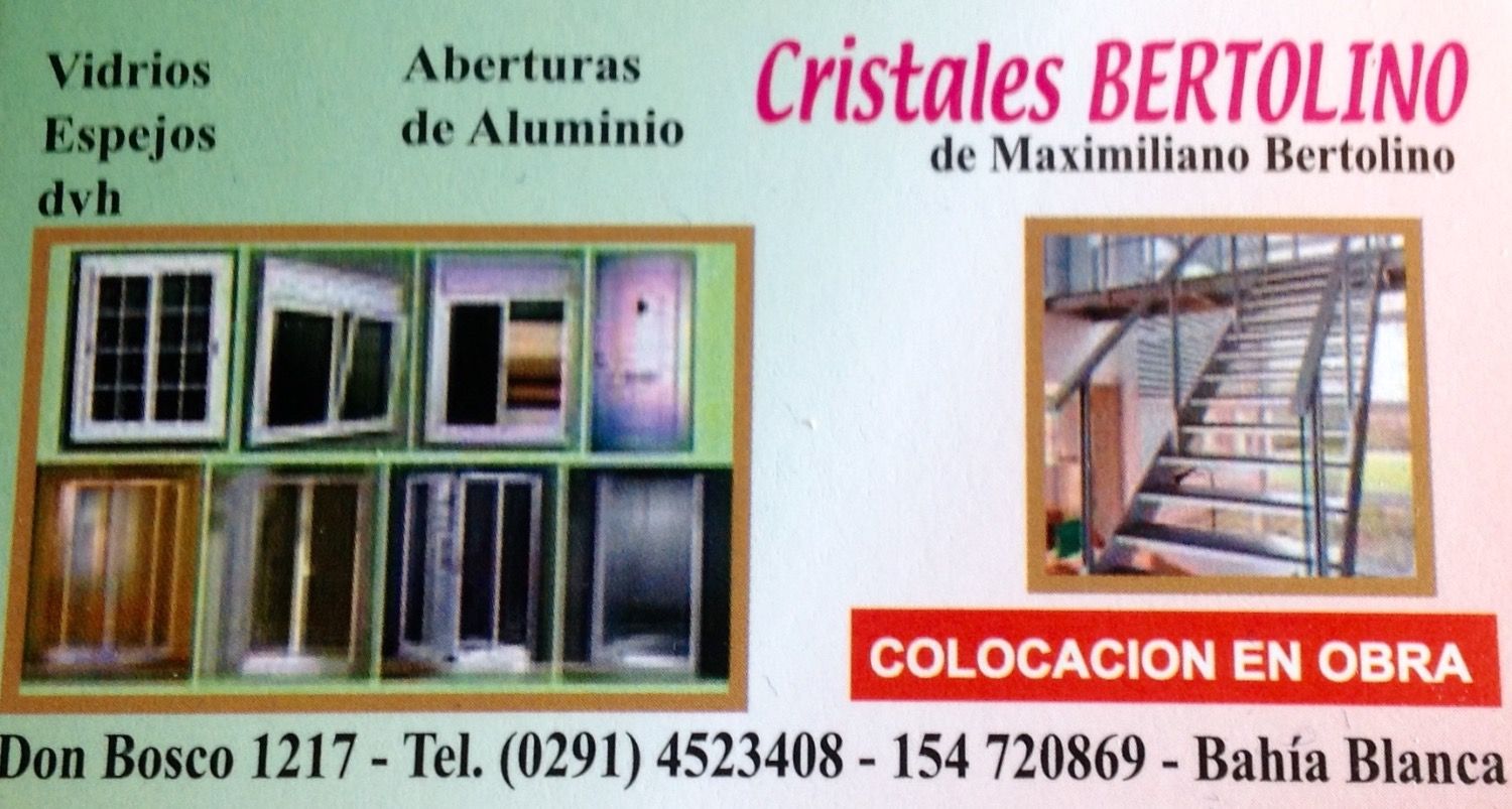 Logotipo Cristales Bertolino