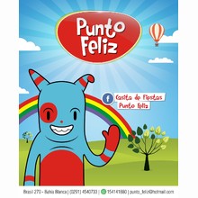 Logotipo Casita De Fiestas Punto Feliz