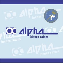 Logotipo Alpha Bienes Raices