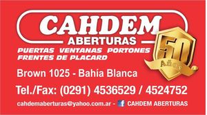 Logotipo Cahdem Aberturas